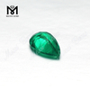 Venta al por mayor de piedra esmeralda creada en forma de pera Colombia Emerald