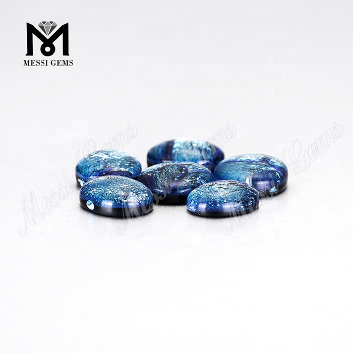 Piedras preciosas de amolita de cabujón únicas/Piedra de amolita de vidrio