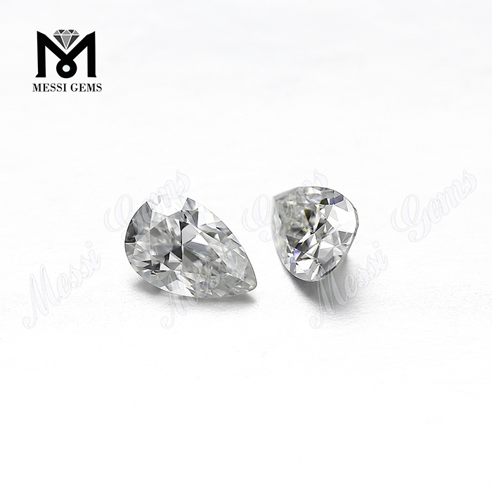Precio al por mayor de Moissanites de piedras preciosas sueltas de corte de pera DEF