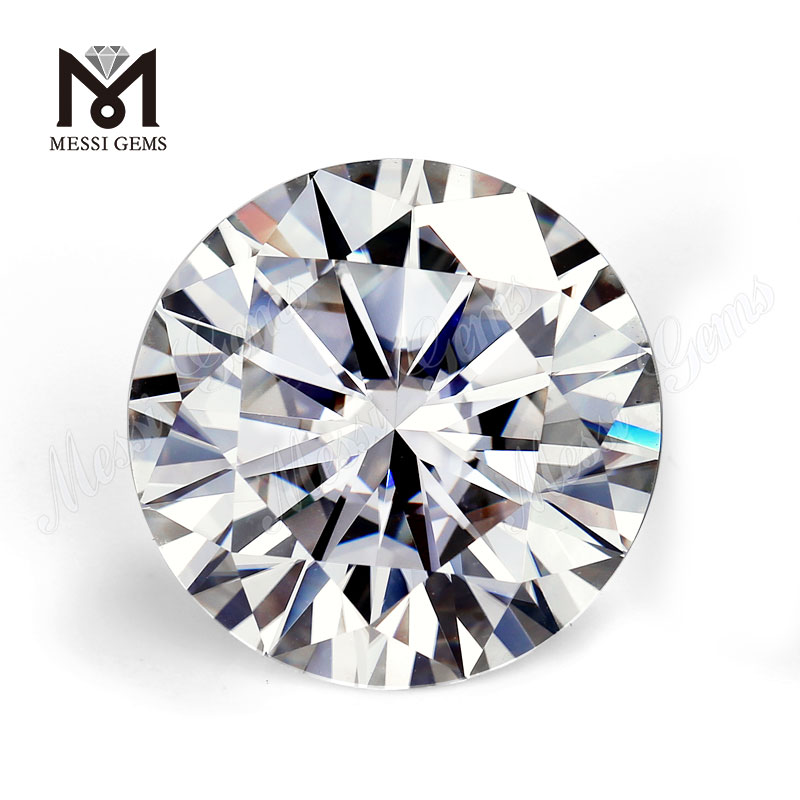 Piedras preciosas sueltas de diamantes de moissanita sintética Corte especial redondo DEF VVS