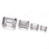 Precio de fábrica, piedra preciosa suelta, corte esmeralda, diamante moissanite de 3 quilates