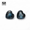 piedras preciosas sueltas piedra de topacio azul de Londres natural en forma de corazón