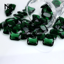 color verde suelto laboratorio creado vidrio gema piedra preciosa