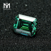 Precio suelto Octágono Corte esmeralda Green Lab creado Moissanite