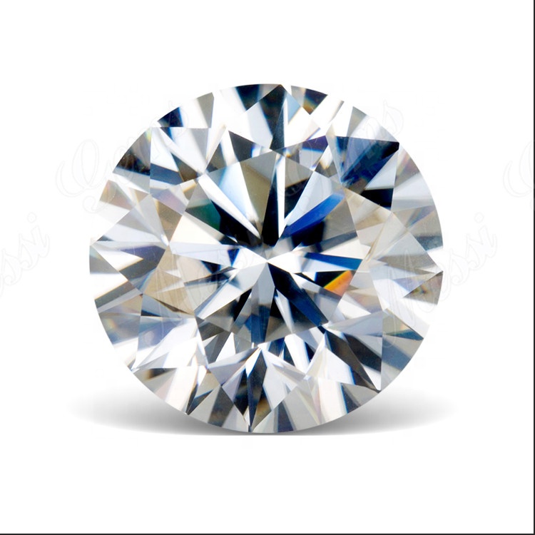 $1000 diamante de corte redondo hecho en laboratorio, diamantes sueltos de 1 ct cultivados en laboratorio, color D vs2 por quilate