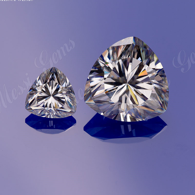 Trillón de corte DEF color blanco VVS1 claridad diamante moissanite suelto con precio de fábrica