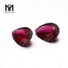 Suelta 8 * 12 mm Corte de pera Color rojo rubí Piedras nano sueltas