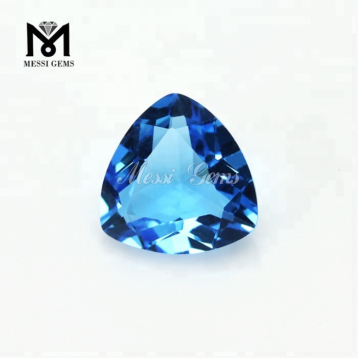 Cuentas de cristal grandes de 12 x 12 mm con corte de trillón de piedras sueltas de gran tamaño