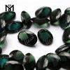 Sintético 10x14mm forma ovalada 152# piedra espinela verde