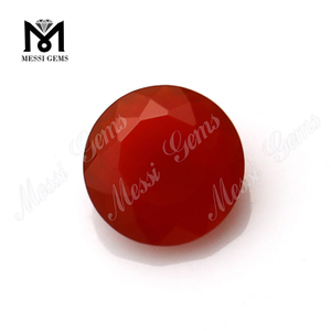 piedra de cuentas de ágata roja de 8,0 mm