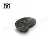 piedras druzy de ágata grande piedras preciosas druzy en forma de trillón