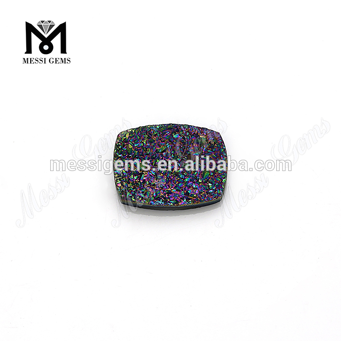 Rainbow Sugary Sparkle piedra preciosa natural Drusy Druzy Agate