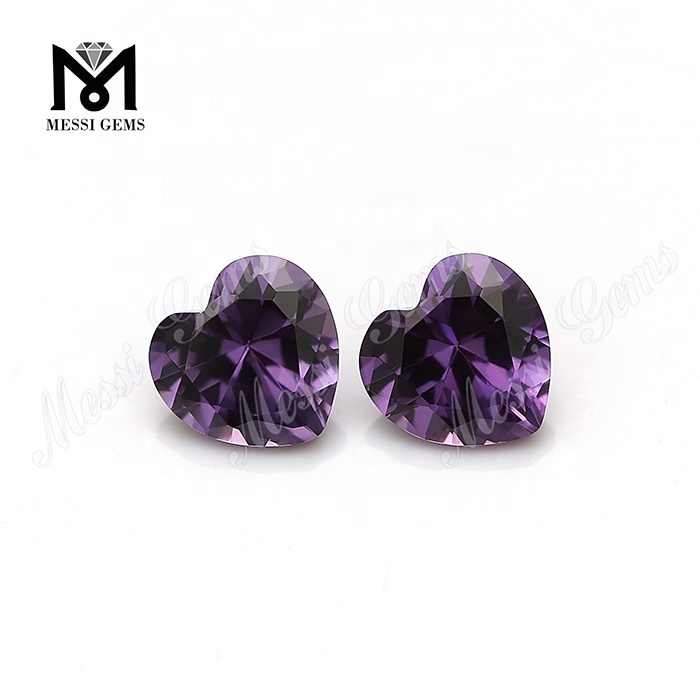 corte de corazón 7x7mm #46 precio de piedras de alejandrita sintéticas