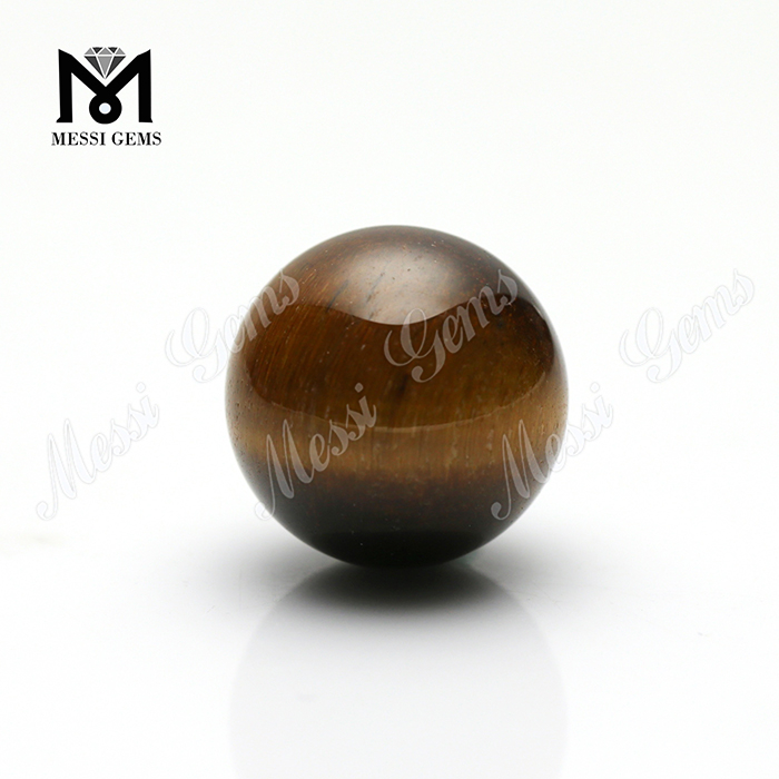 Piedra preciosa al por mayor ojo de tigre bola redonda piedra de ágata de ojo de tigre natural