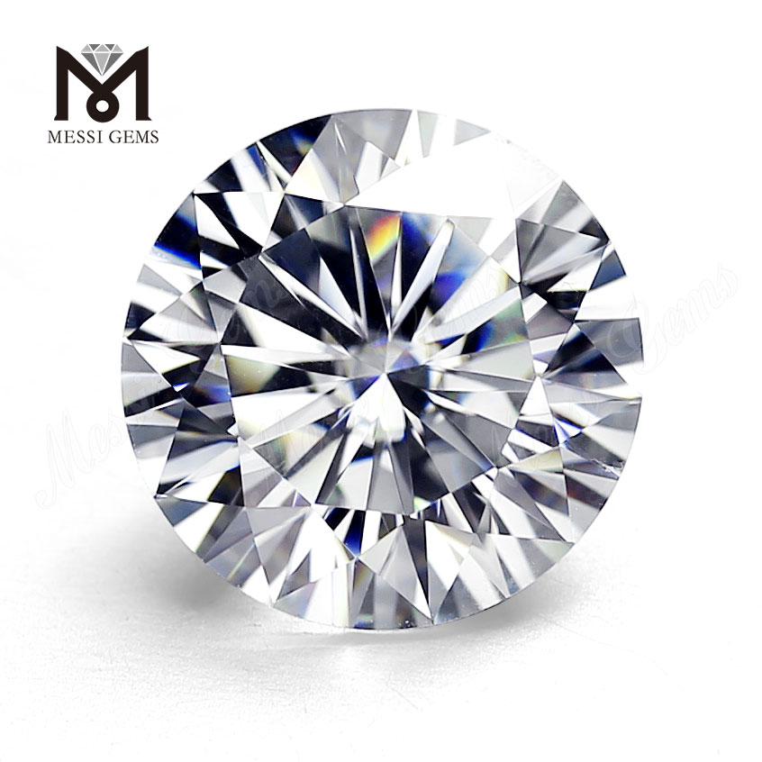 Diamante de moissanita de 6,5 MM DEF VVS China Moissanita de China de 1 quilate