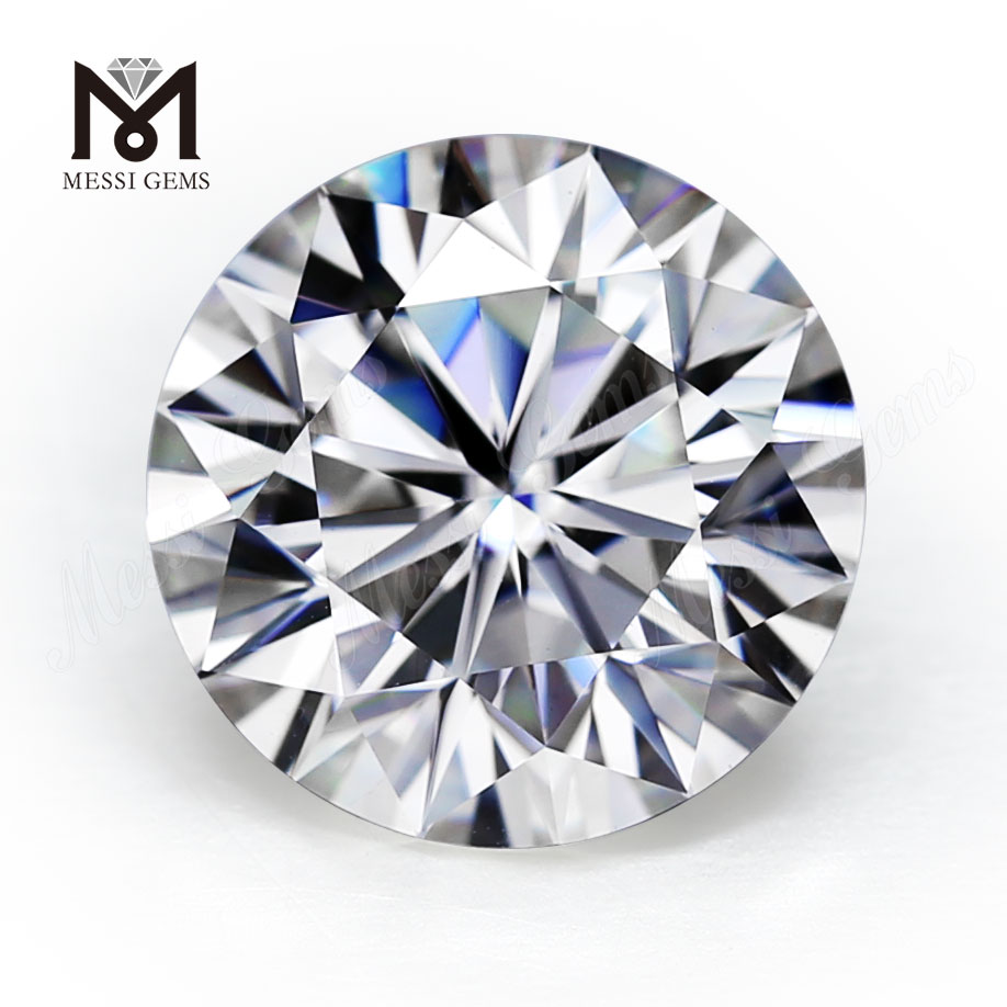 Diamante moissanita de 4 quilates, precio suelto, China DEF, corte brillante redondo, moissanita súper blanco