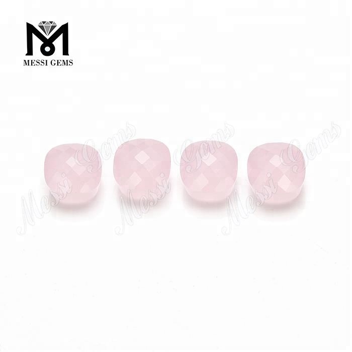 Piedra de cristal de color rosa con forma de hongo a precio de fábrica