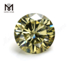 Venta al por mayor moissanite sintético diamante corte brillante moissanite amarillo suelto