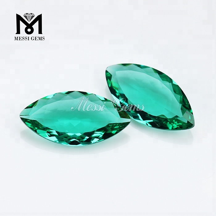 Venta al por mayor de alta calidad Paraiba Color Marquesa Corte 15 x 30 mm Piedra de cristal de piedras preciosas