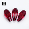 Lágrima 7,5 x 15 mm Venta al por mayor Piedra de vidrio rojo
