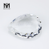 Gemas de piedra de cristal blanco transparente de 18 x 25 mm con corte de pera al por mayor