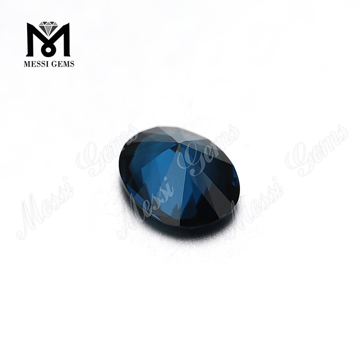 Suelta resistente al calor Nano Sital Gemstone Oval Blue Nanosital Stone