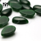 Piedra de jade en forma de pera de jade verde natural de 14x24 mm