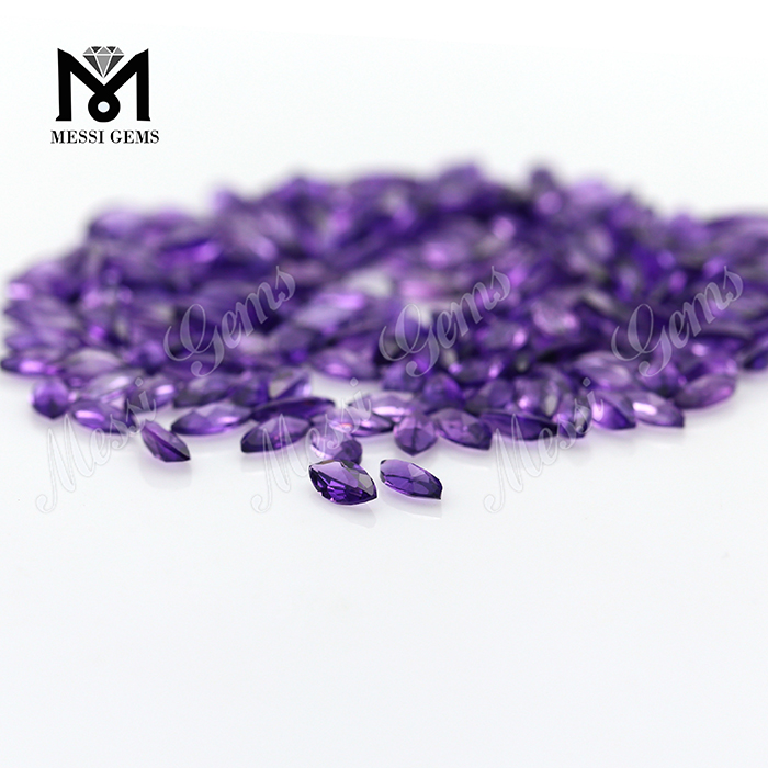 Piedras de cuarzo amatista natural de forma elegante para la fabricación de joyas
