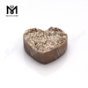 formas de corazón pulir piedras de ágata drusa drusa de oro rosa