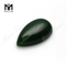 Precio al por mayor en forma de pera 14x24mm piedra de jade verde
