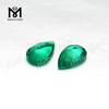 Venta al por mayor de piedra esmeralda creada en forma de pera Colombia Emerald