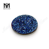 Ágata Druzy Cabujón Chapado Druzy Ágata Forma ovalada Druzy Ágata Cuentas
