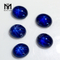 Wuzhou, precio al por mayor, piedra ovalada de zafiro estrella azul sintética