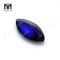 Piedra preciosa de rubí azul suelta de gran tamaño con forma de marquesa de 8x16 mm