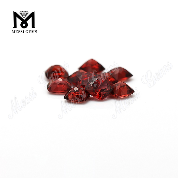 piedras preciosas naturales talla cojín piedras de granate rojo precio por quilate