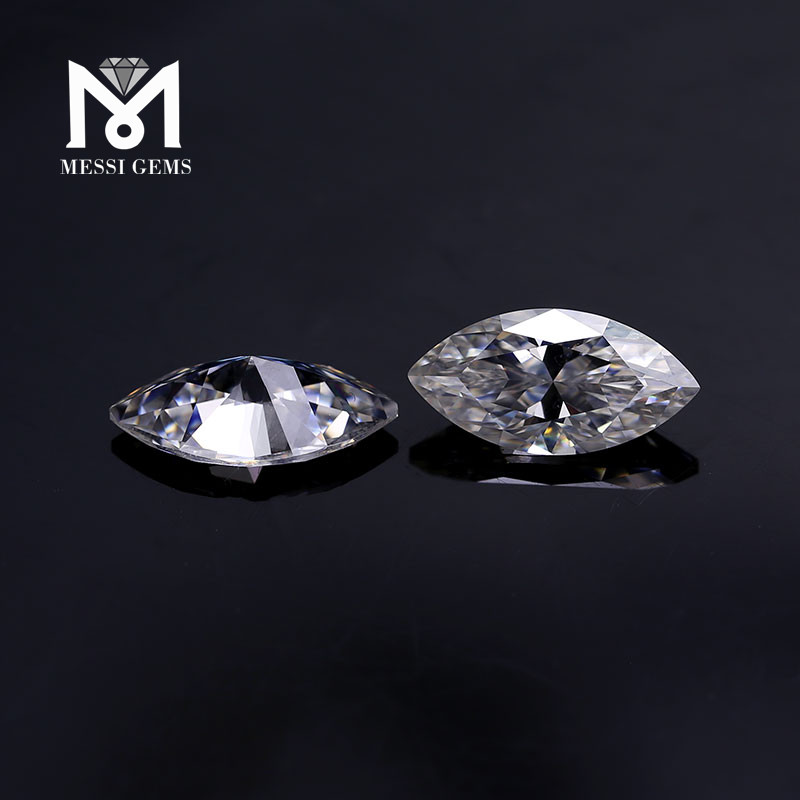Fábrica suelta brillante marquesa forma def moissanites diamante