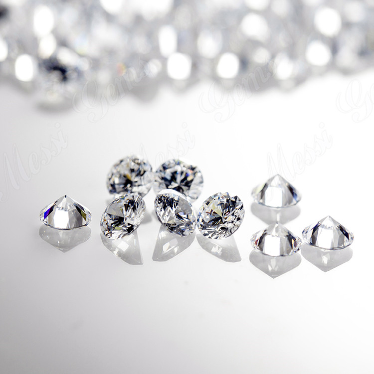 $800 diamante de laboratorio suelto sintético 1 quilate HPHT cultivado en laboratorio D Diamantes CVD SI1 sueltos