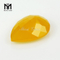 Piedras preciosas de ágata amarilla de 10x14 mm con corte de pera