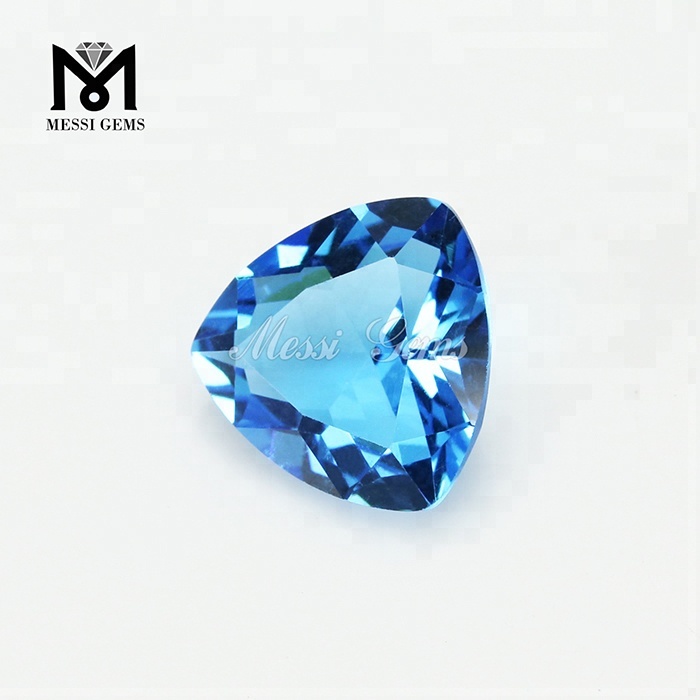 Cuentas de cristal grandes de 12 x 12 mm con corte de trillón de piedras sueltas de gran tamaño