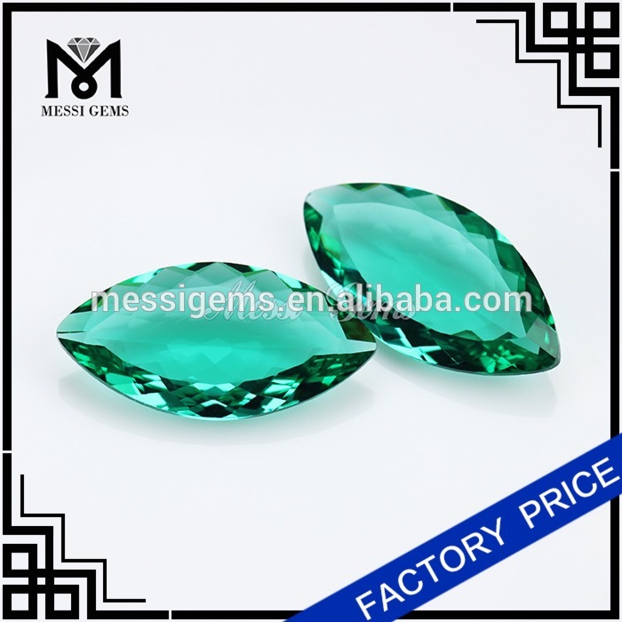 Venta al por mayor de piedras de vidrio paraiba talla marquesa de 8x19 mm.