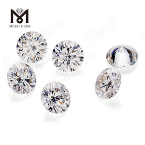 Piedra preciosa suelta de diamante moissanite incoloro sintético 10 quilates redondo GH VVS1 China