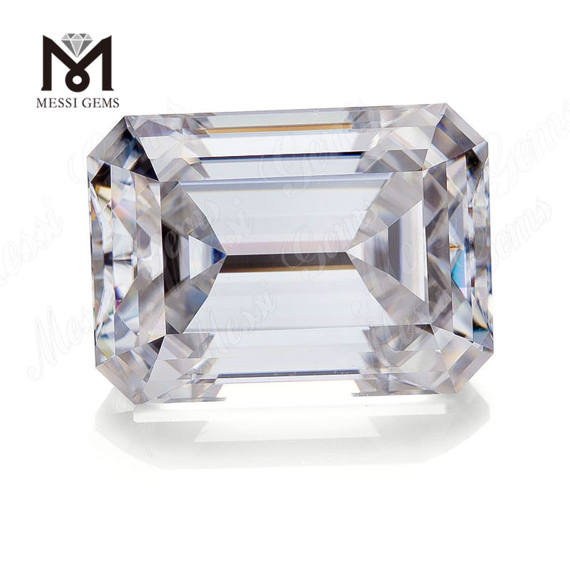Precio de fábrica, piedra preciosa suelta, corte esmeralda, diamante moissanite de 3 quilates