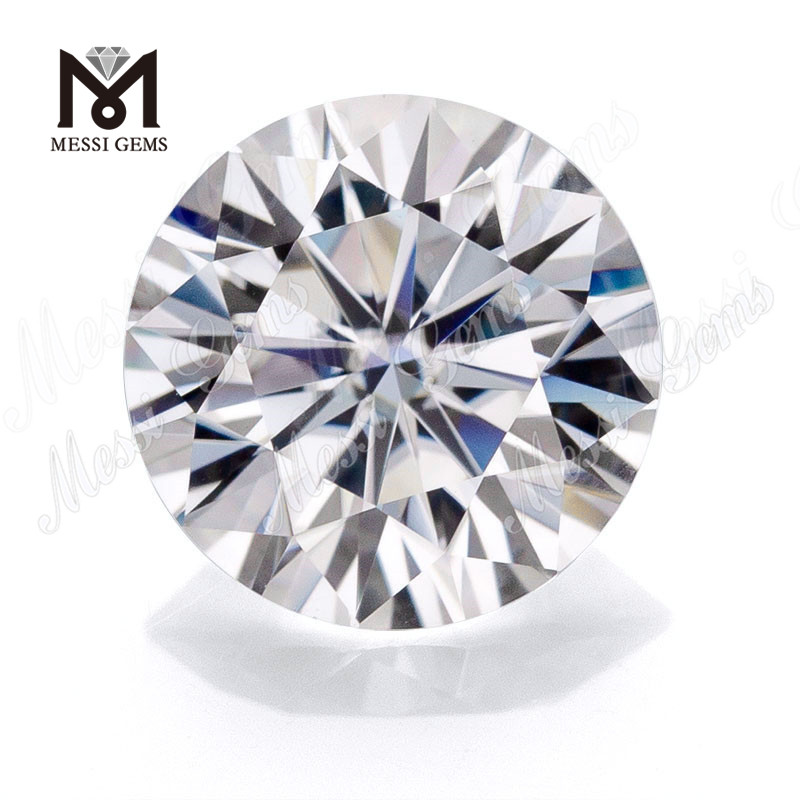 Diamante moissanite sintético Precio 3.0 mm Ronda DEF Color Moissanite blanco suelto China