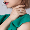 Moissanite Anillo de bodas 14k oro blanco 1ct anillo de bodas de oro