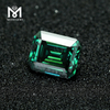 Green OCT Cut 10 * 14 mm moissanite suelto fábricas de piedras sueltas