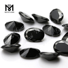 7*9 forma ovalada piedra preciosa suelta de alta calidad circonita cúbica negra