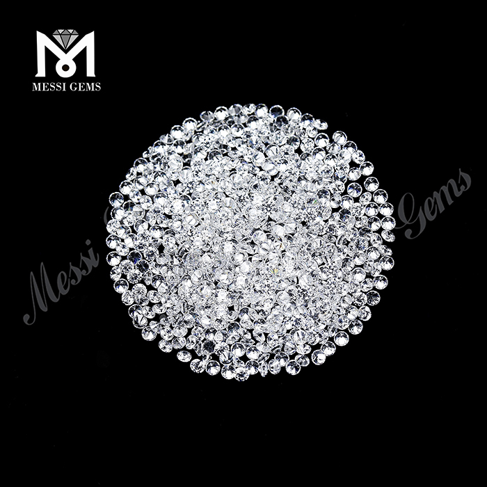 Piedra cz suelta 1,0 mm 1,5 mm 2,0 mm AAA Zirconia cúbica blanca Precio