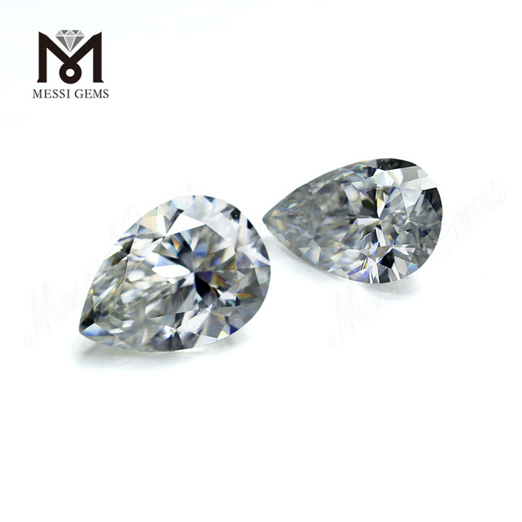 PS Corte 10 * 12 mm color blanco precio de fábrica Moissanite sintético