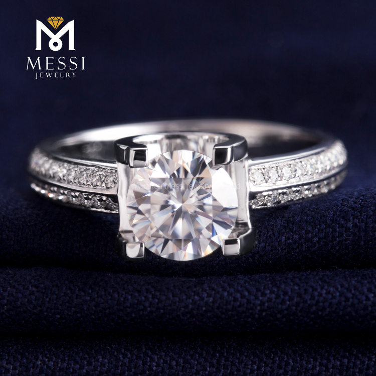 Boda Moissanite Anillo Moda