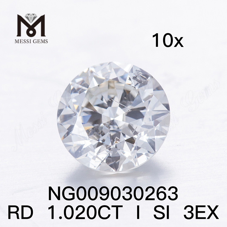 Diamante sintético de piedras preciosas sueltas de 1.020 ct I talla SI EX